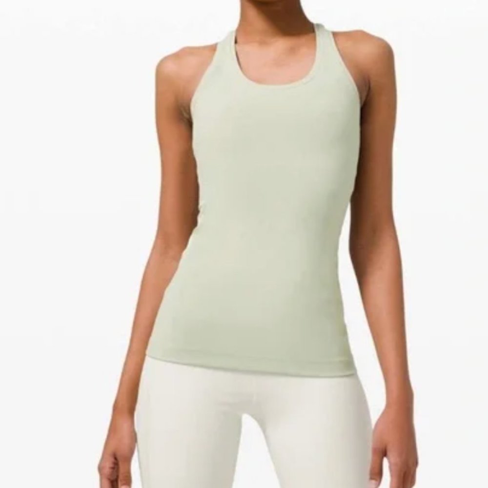 Lululemon Cool Racerback Green Fern Sz 8